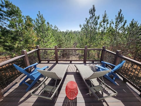 Sunrise view from the balcony - soak up some rays during the day and star gaze at night