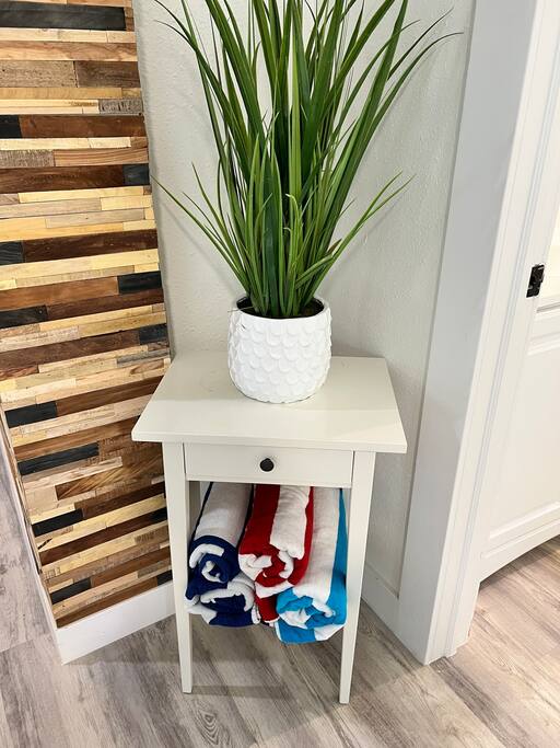 Our property comes equipped with beach towels for your stay - 4,000 sqft. 6bdrm Oceanview with Game Rm. Htd Pool - Oceanfront