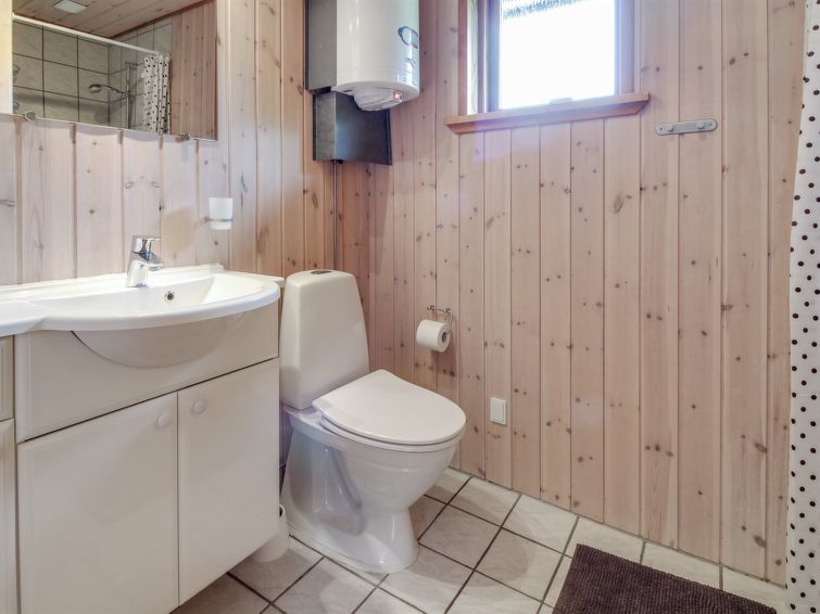 Bathroom - Engeline - 8km from the sea in Western Jutland - Vemb