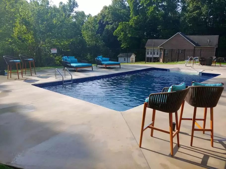 The pool has been installed and is ready/open! (May 1st to September 30th)
