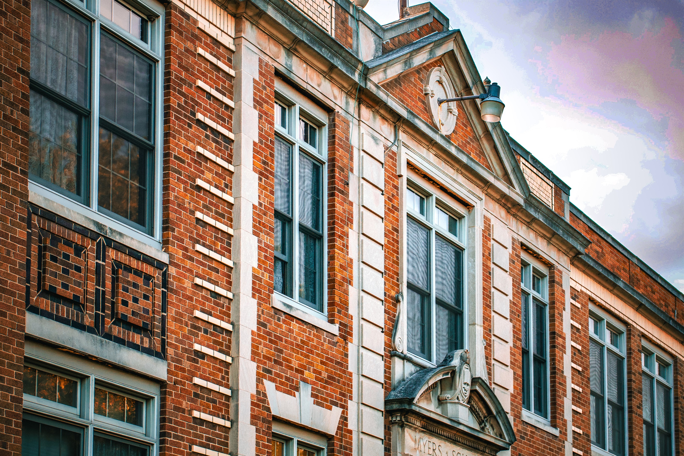 Outside of Myers School