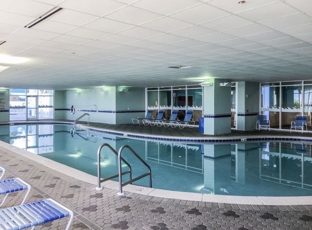 Indoor heated pools!