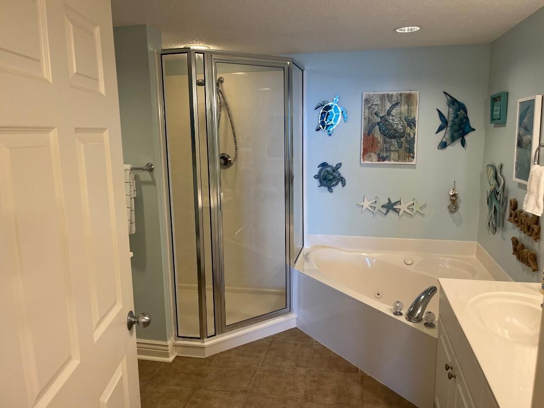 Walk in shower