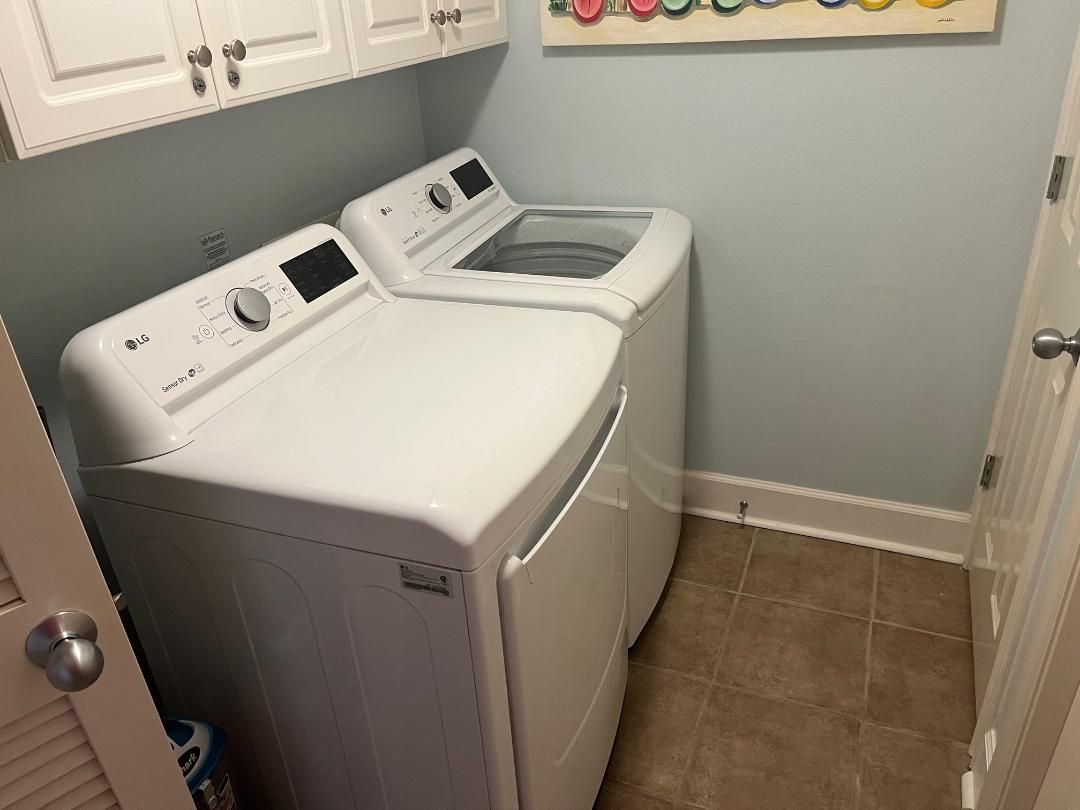 Full size washer and dryer