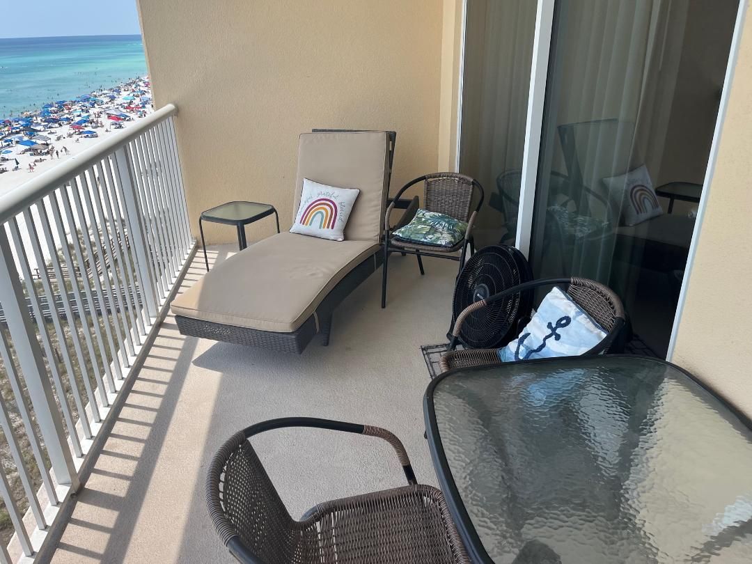 Enjoy the balcony!