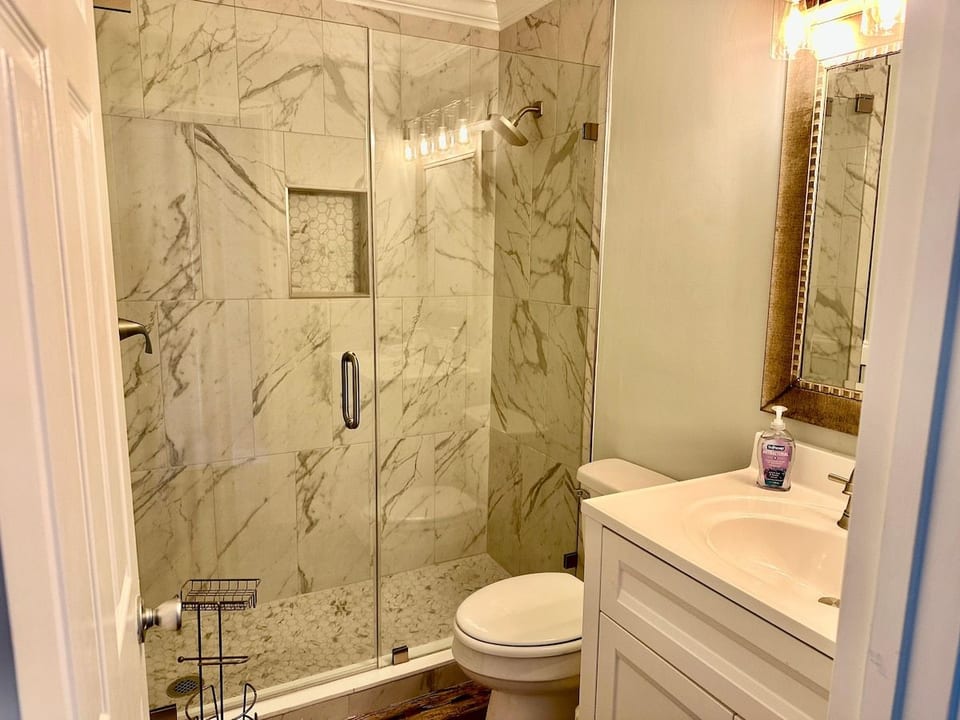 Brand new gorgeous shower