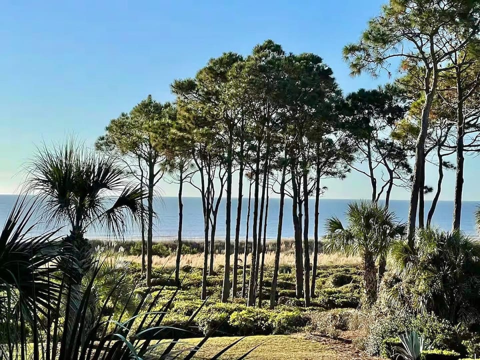 View of the ocean from the balcony