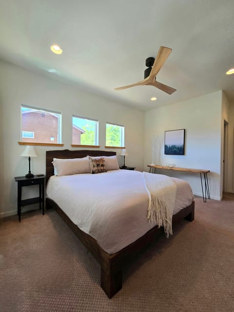 Cal King bed in main bedroom