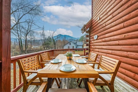Enjoy the view from the back deck.