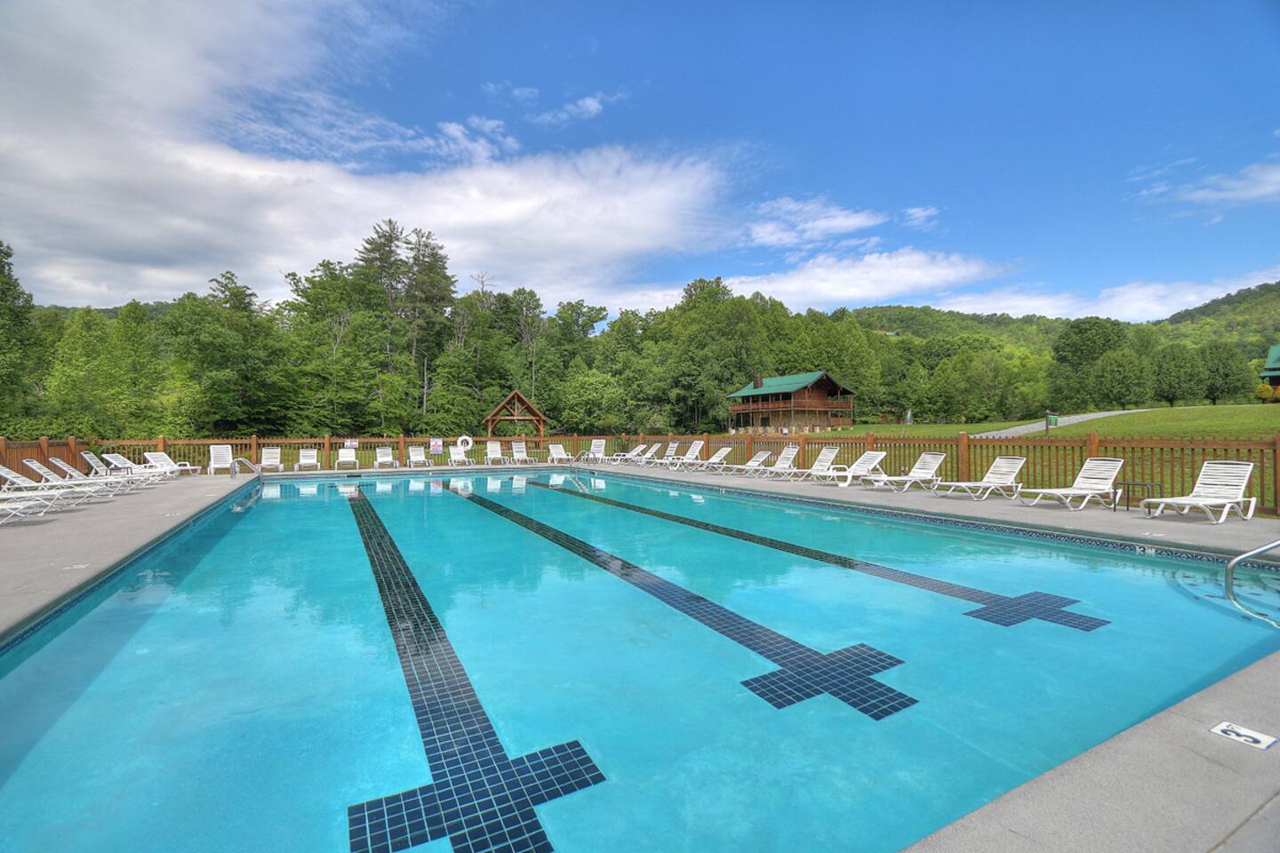 A club membership allows our guests to use a club pool a mile away.
