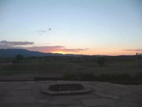 Sunset View looking west from patio