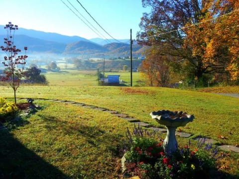 View of valley and Smoky Mountains from property.