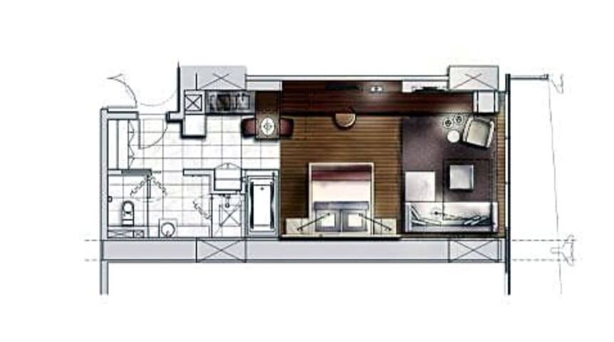 luxe-studio-balcony-strip-view-no-resort-fee/