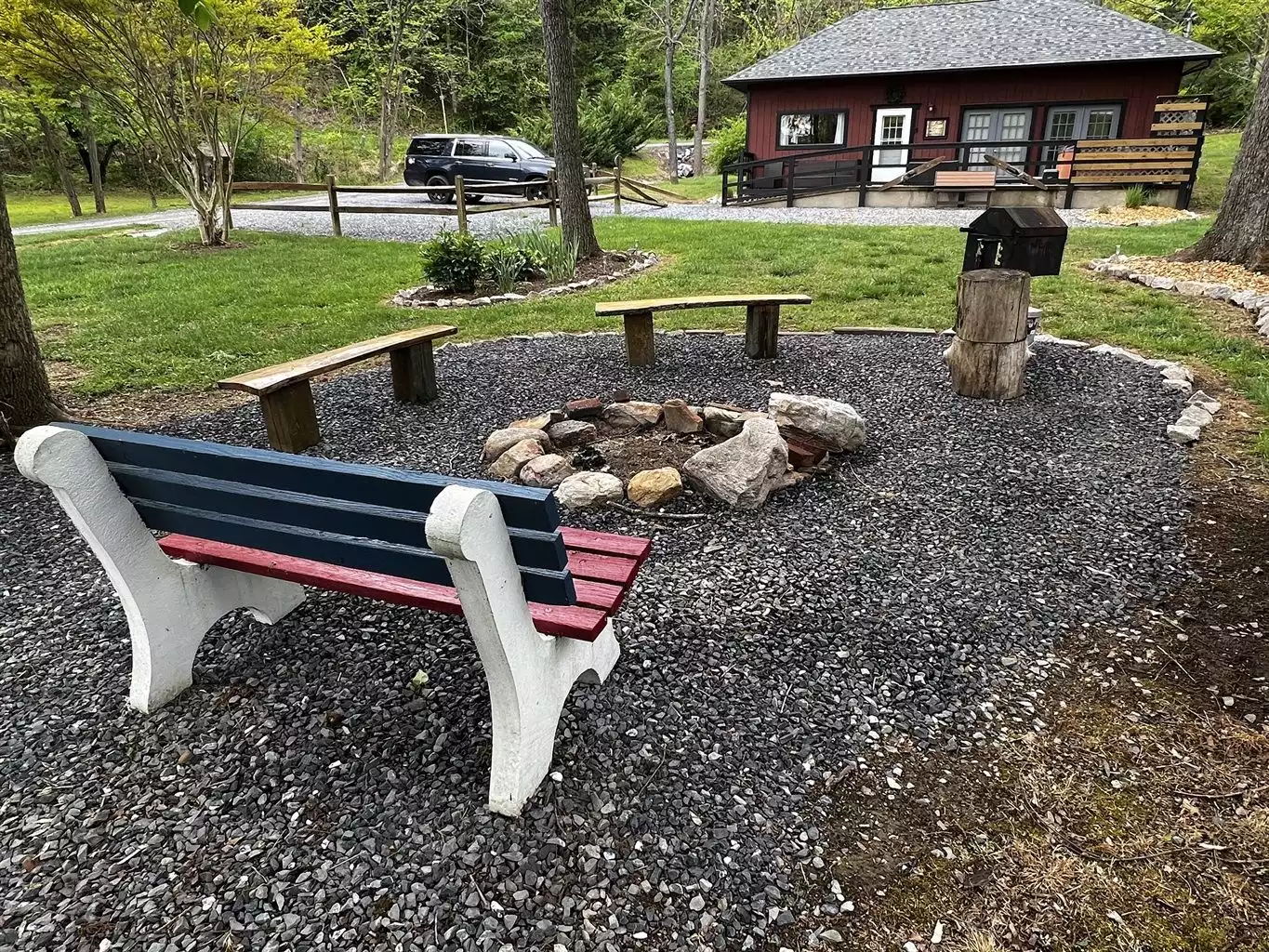 Firepit stories make great memories! - Rustic Retreat - Luray