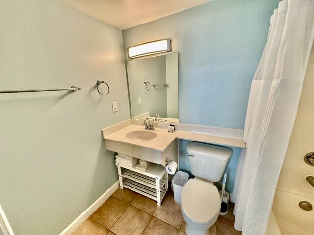 Queen bedroom private full bath