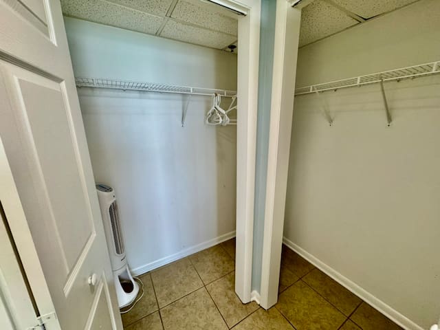 Closet for front queen bedroom