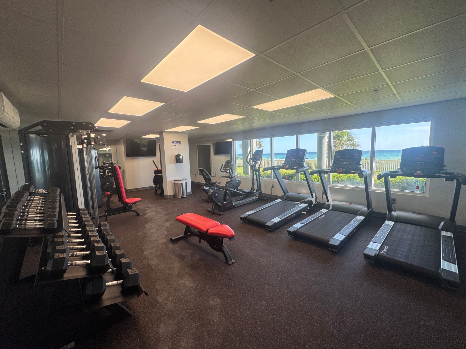 Nice view while working out