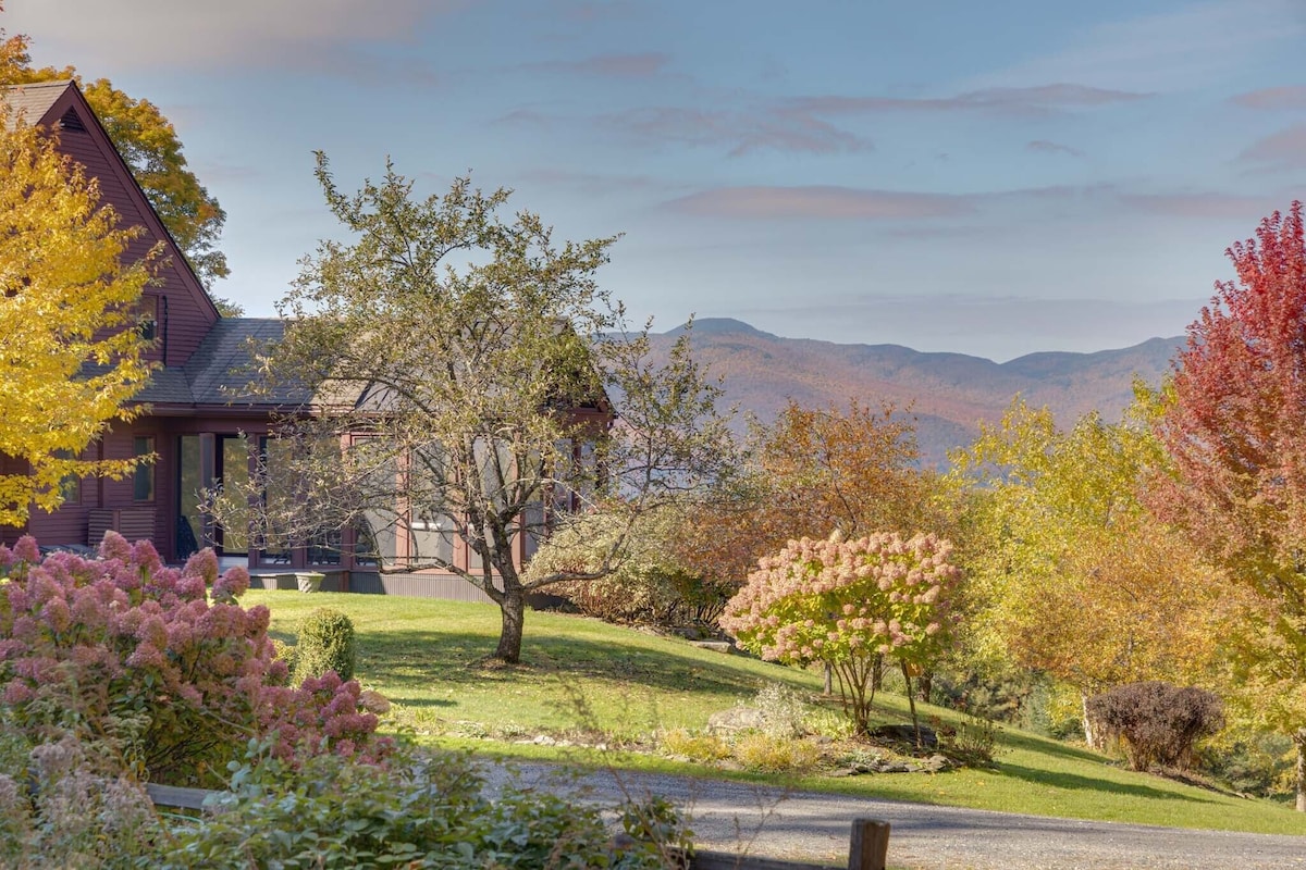 Beautiful views of the mountains all over the surrounding property. Beautiful views of the mountains all over the surrounding property. - Modern Retreat ~ Stunning Mountain View ~ Hot Tub! - Stowe