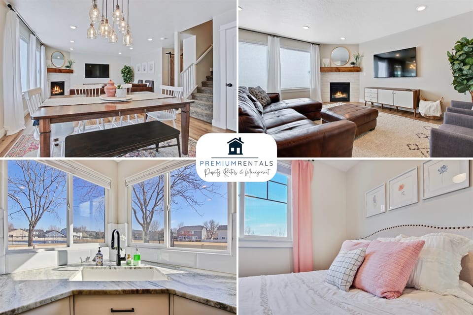 The White Custom Farmhouse 5 bedroom Home - Meridian