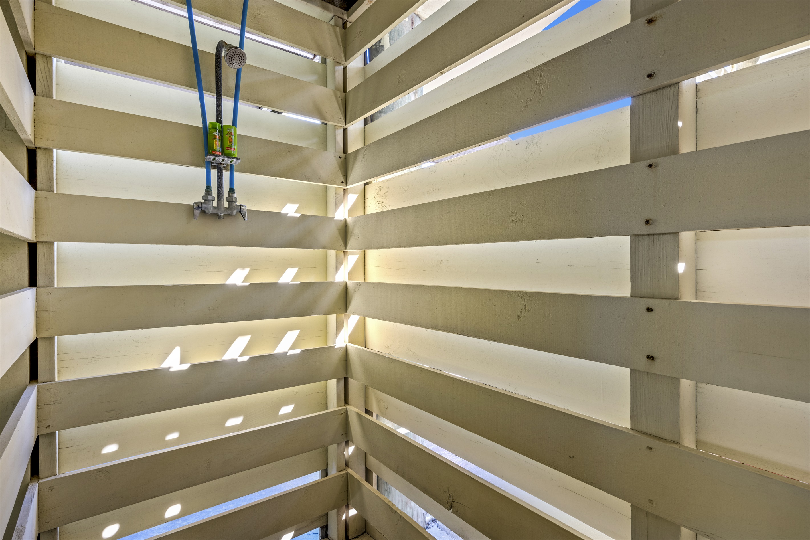 Outdoor shower by the pool. Outdoor shower by the pool. - Family Beachfront Oasis - Eastpoint