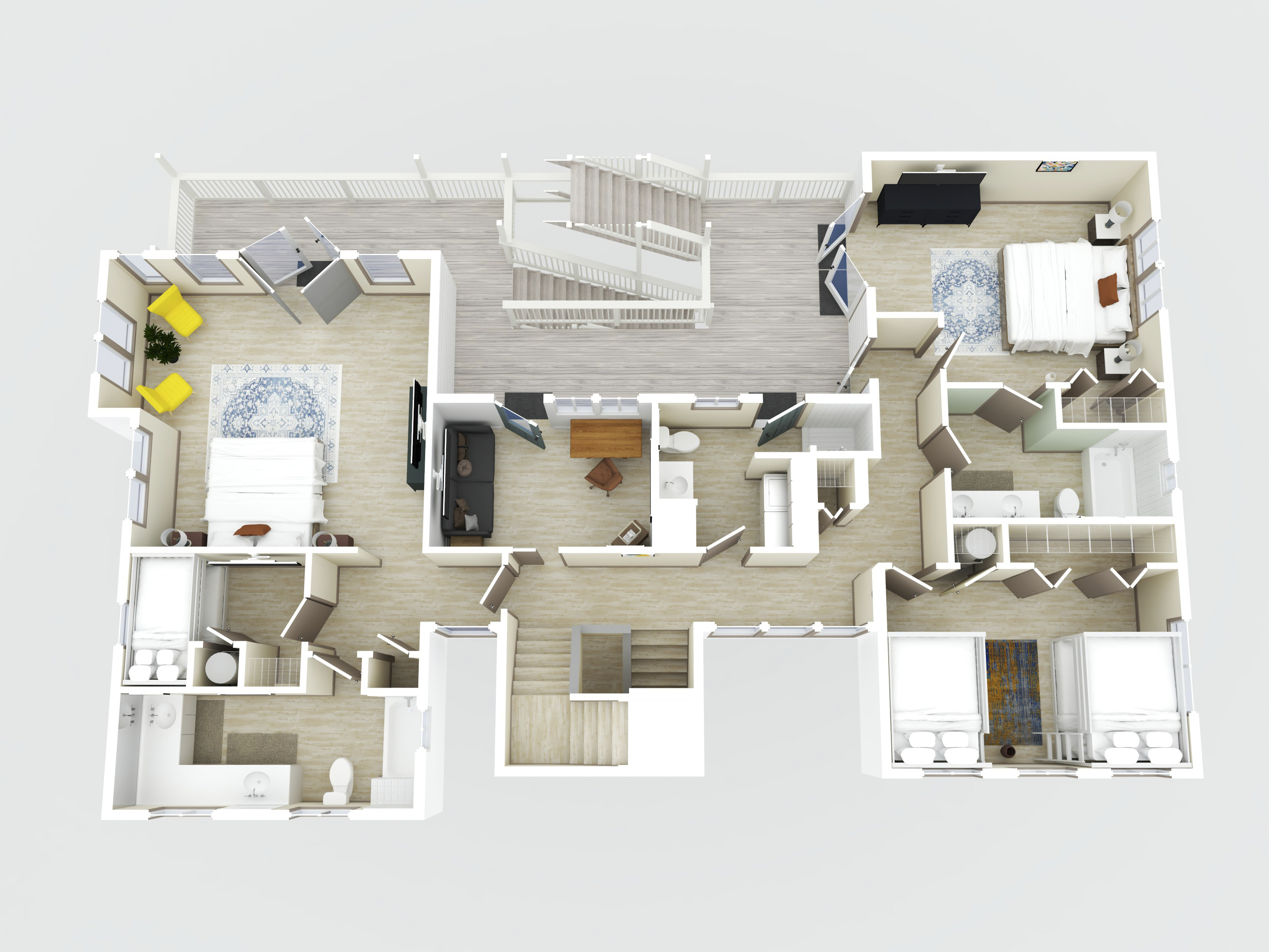 Lower floor floorplan. Lower floor floorplan. - Family Beachfront Oasis - Eastpoint