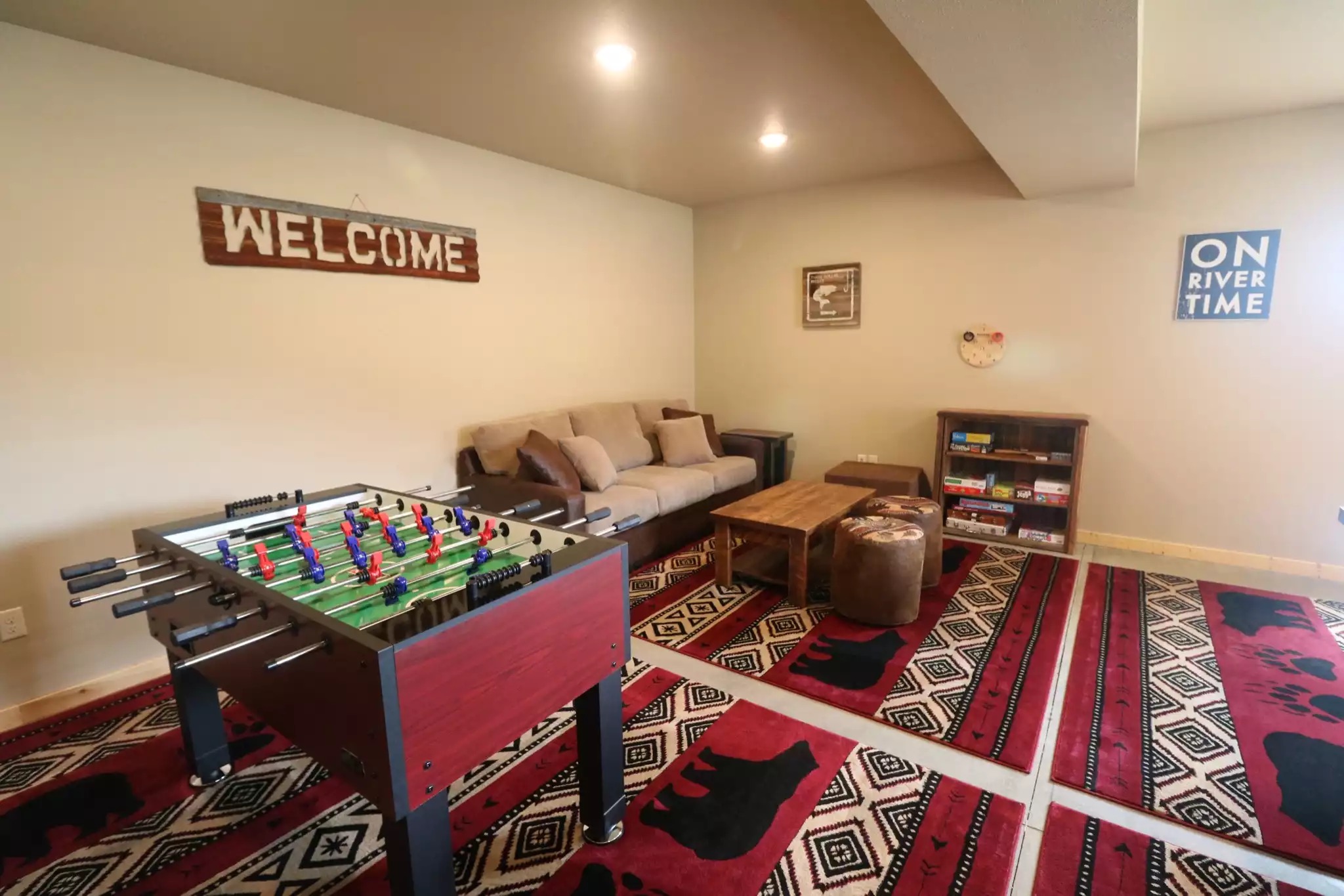 Game room, lower level