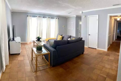 Refinished original hardwood flooring throughout