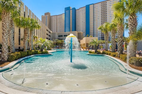 Make a Splash! The interactive water features and splash pad offer the ultimate family-friendly experience. Enjoy the sun and water in a safe, colorful environment while taking in the stunning resort views. A favorite for guests of all ages!