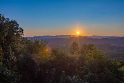 Gorgeous sunsets from the cabin!