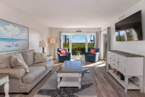 Oceanfront paradise just steps away to the beach.