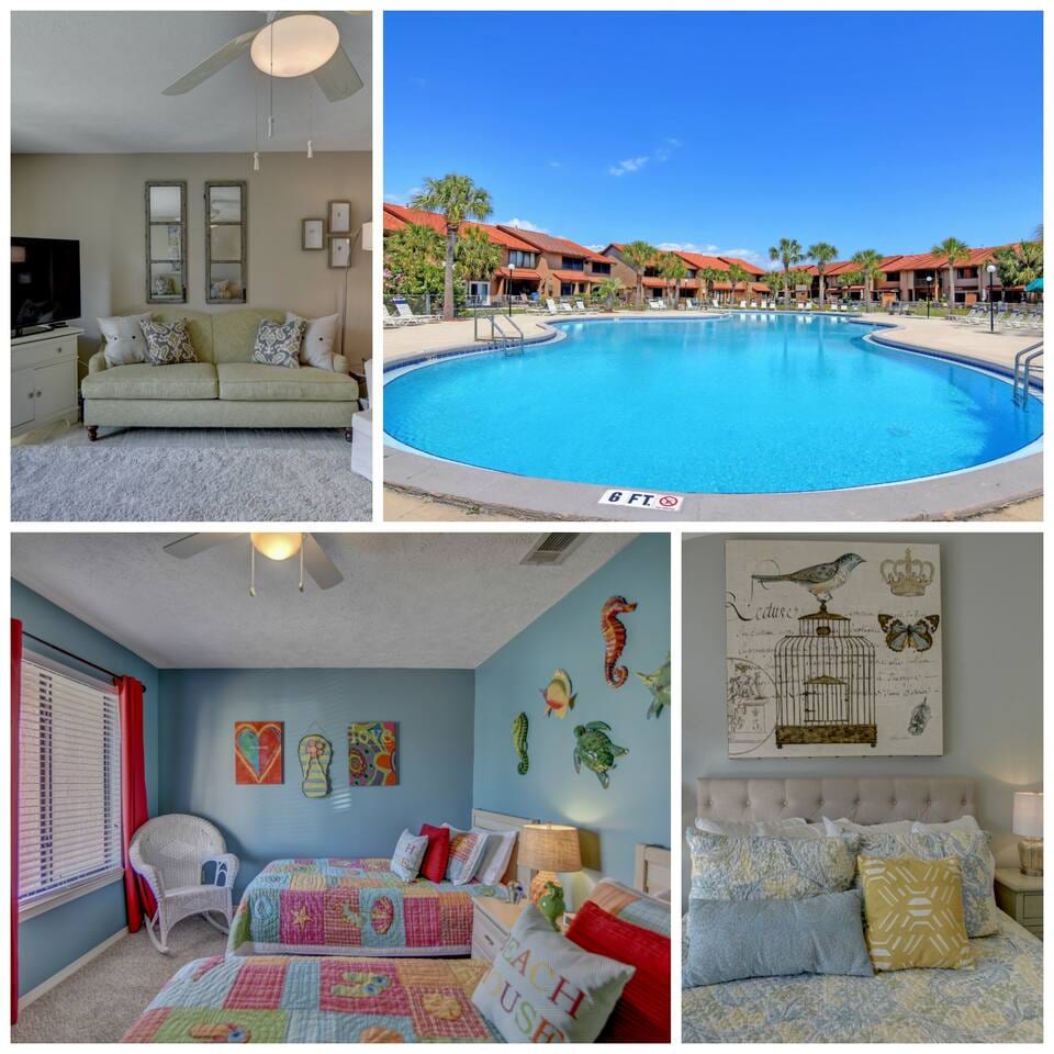 Highlands Haven 3B/2B Sleeps 8 11 Pools  - Panama City Beach