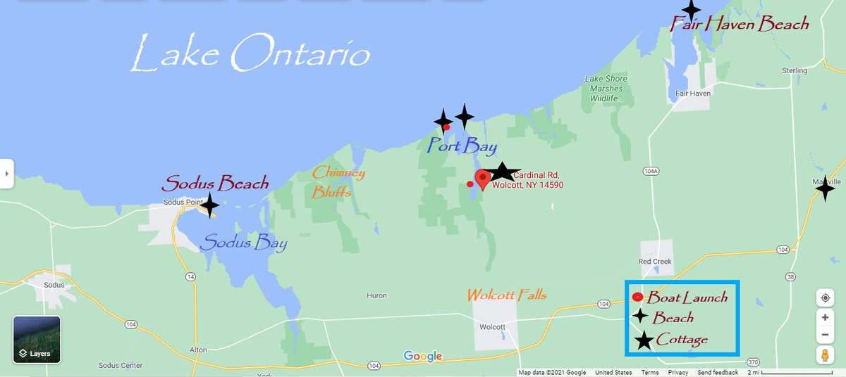 Serene Port Bay Cottage - Wolcott