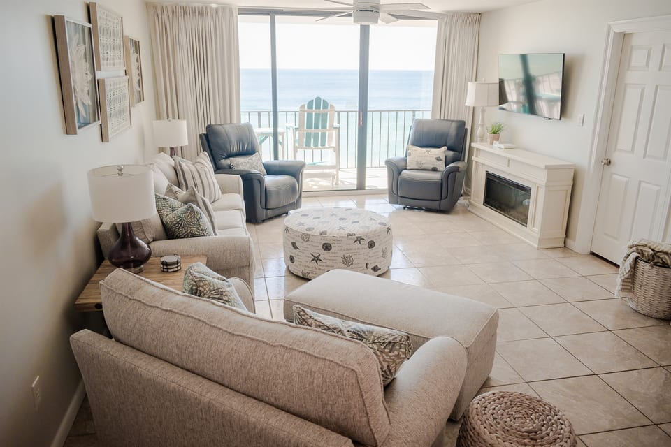 Experience the view from the living room.