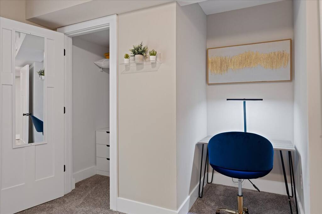 Make Yourself at Home in the Office Nook of our Daybed Trundle Bedroom, Where Creativity and Focus Flourish. Make Yourself at Home in the Office Nook of our Daybed Trundle Bedroom, Where Creativity and Focus Flourish. - Season 4 Escape - McGaheysville