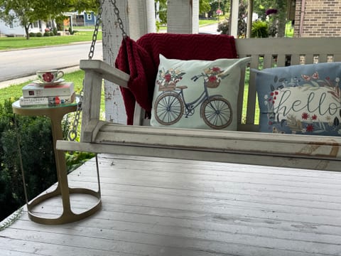 Front porch for early morning coffee