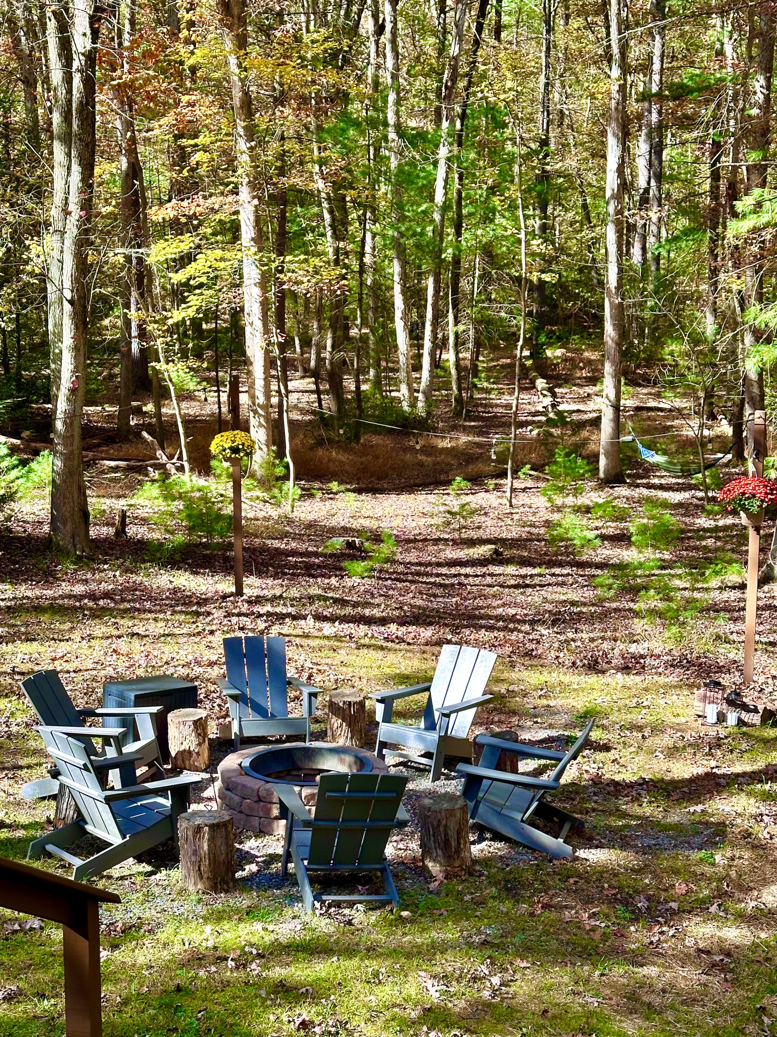Gather around the fire pit and make some cherished memories. 