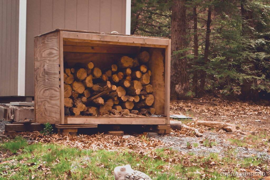No need to bring firewood. We've got you covered.
