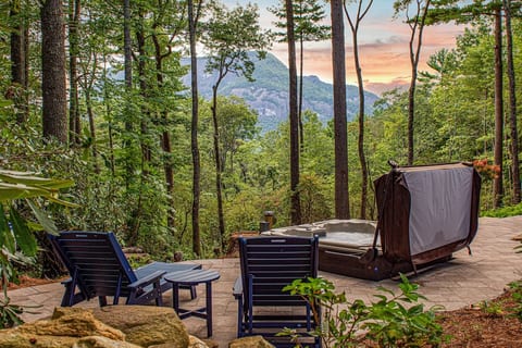 Relax on the loungers or enjoy the soothing warmth of the hot tub after hiking.