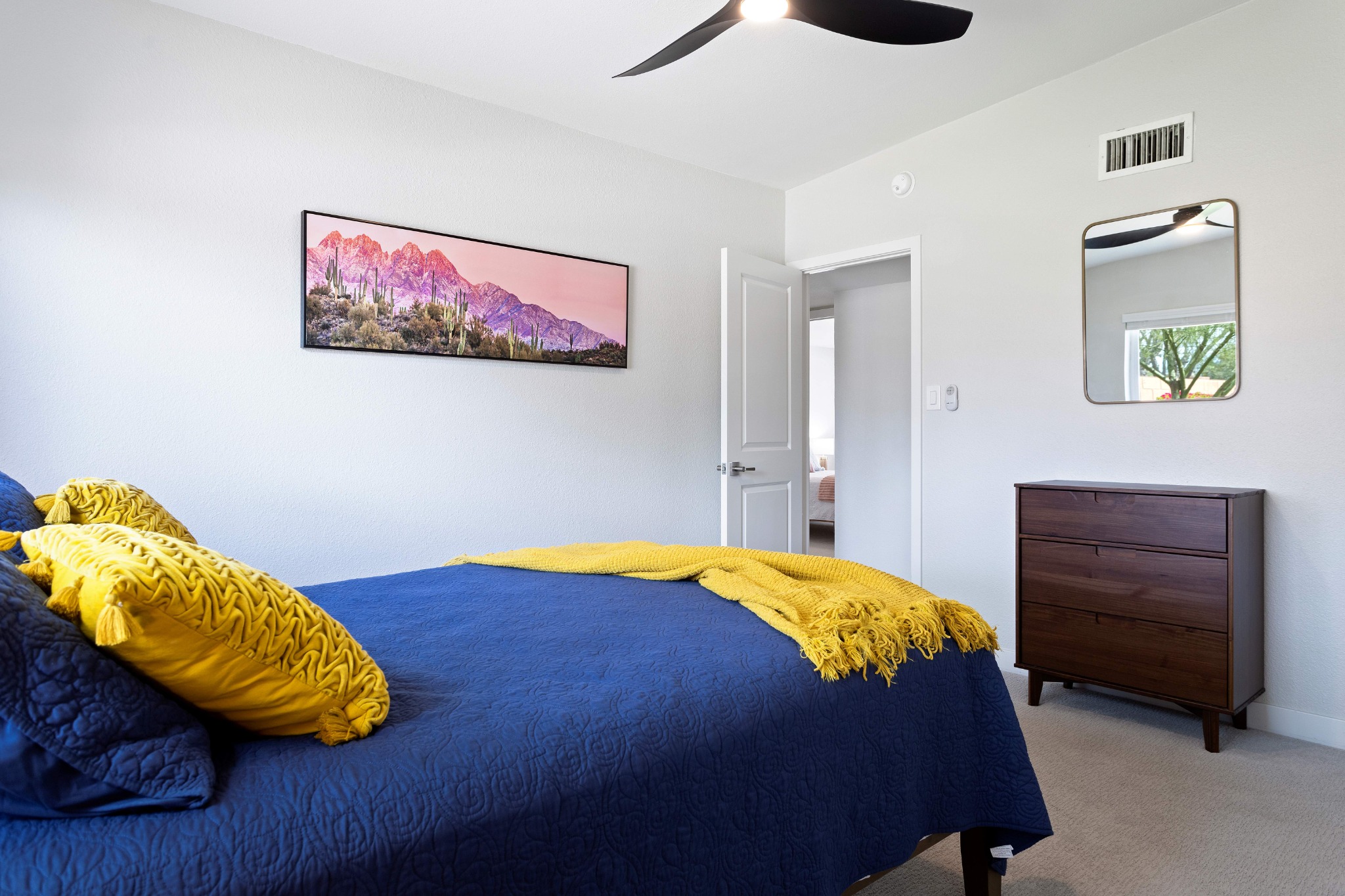 Bedroom 4 - Queen Bed - Tempe's Mid Mod Desert Oasis - Tempe