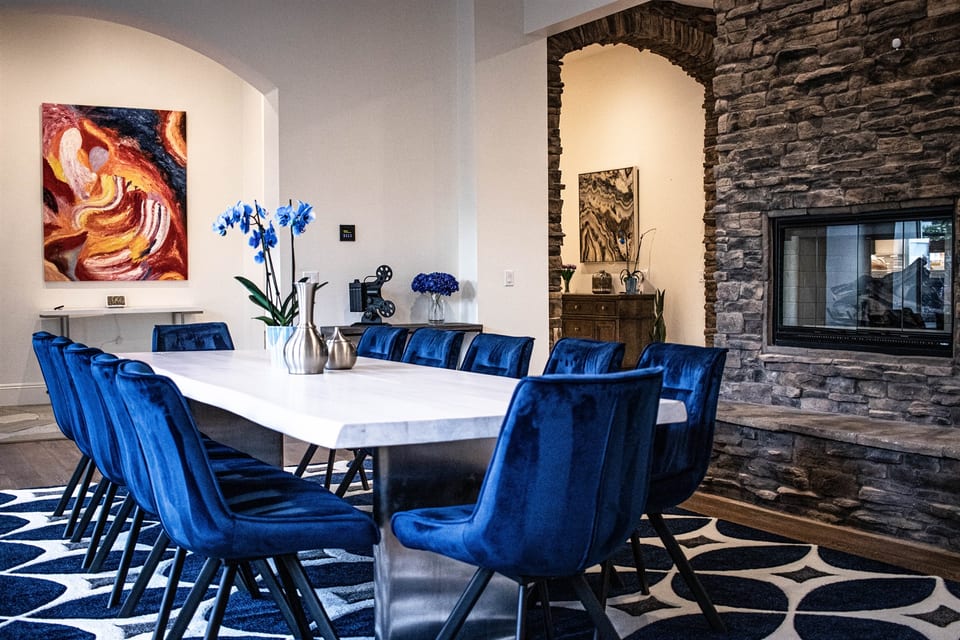 Entertain friends & family in the formal dining area, seats up to 12