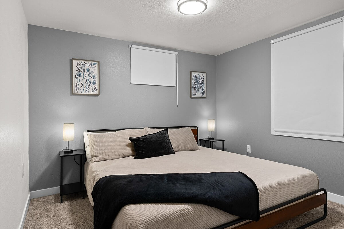 Downstairs king bedroom