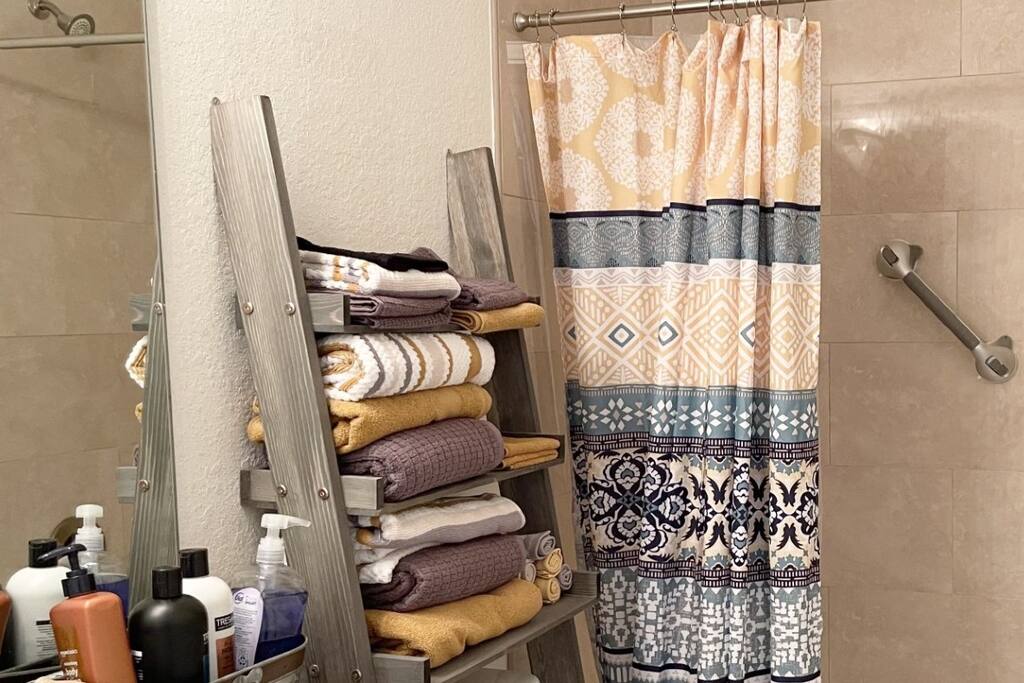 Bathroom Essentials - The variety of products may vary.