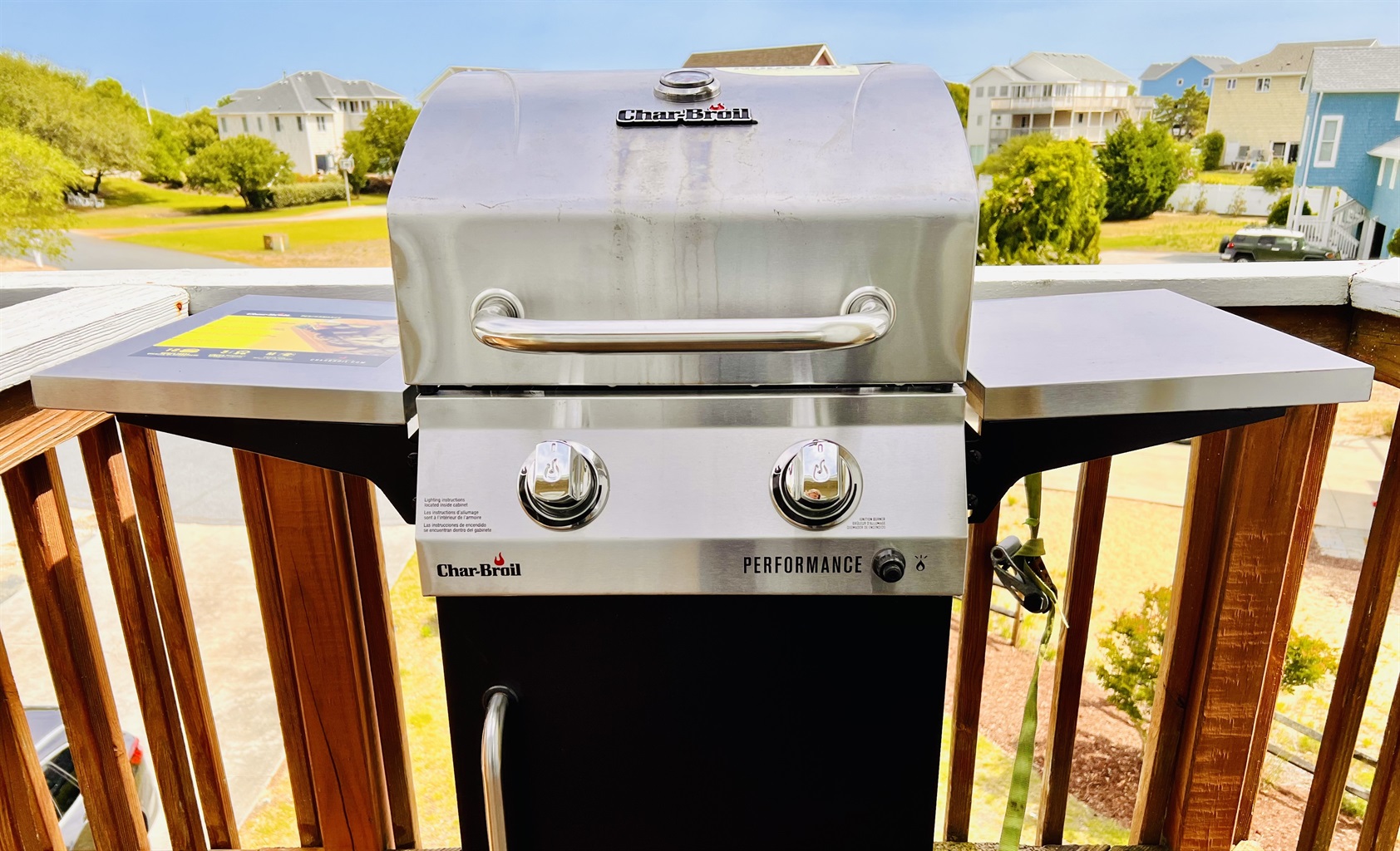 New Gas Grill on Top Deck