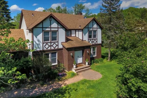 Front of the house and front lawn!