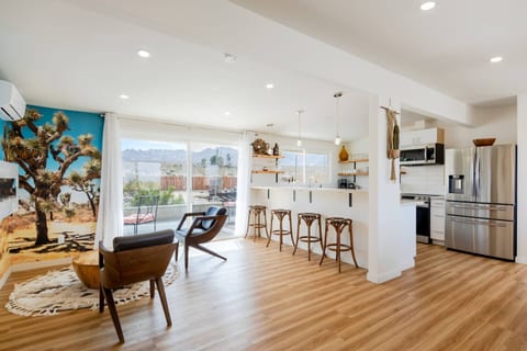 Cooking in this impeccably clean kitchen might just feel like a sacrilege
