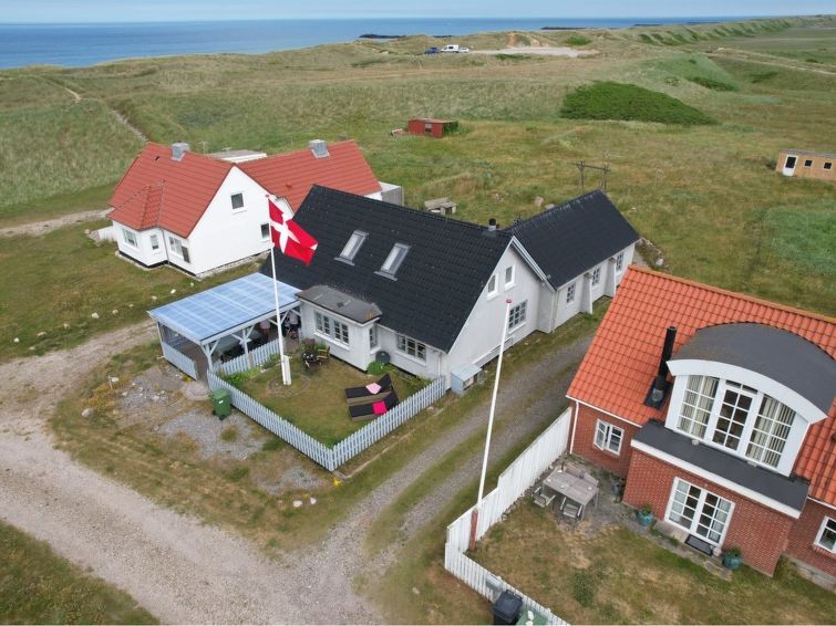 Areal photo - Orvo - 150m from the sea in Western Jutland - Harboøre