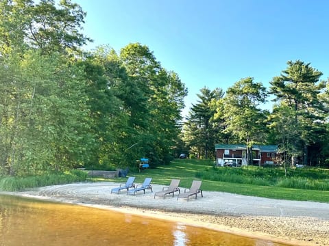 Approx 200 feet of sandy shoreline!
“The private beach was amazing and was so peaceful and quiet. We will absolutely be staying here again!”
