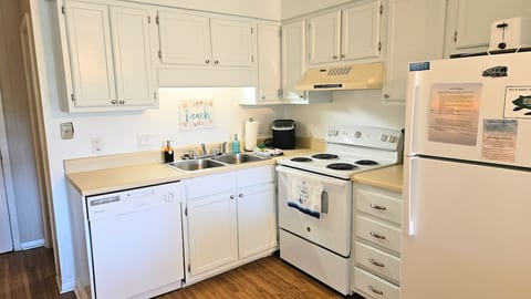 Kitchen stocked with everything you need including microwave, blender, toaster, croc pot, keurig and drip coffee maker. There is even an ice maker so you will never run out!