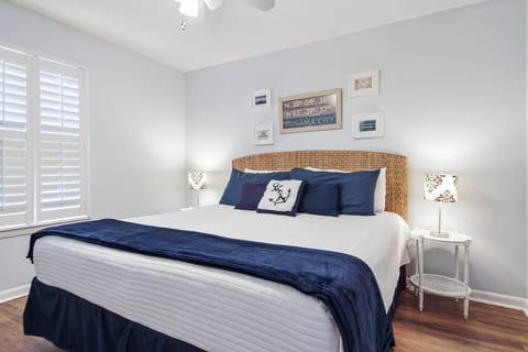 Two nightstands and two lamps are a MUST when traveling.  We've got you covered!