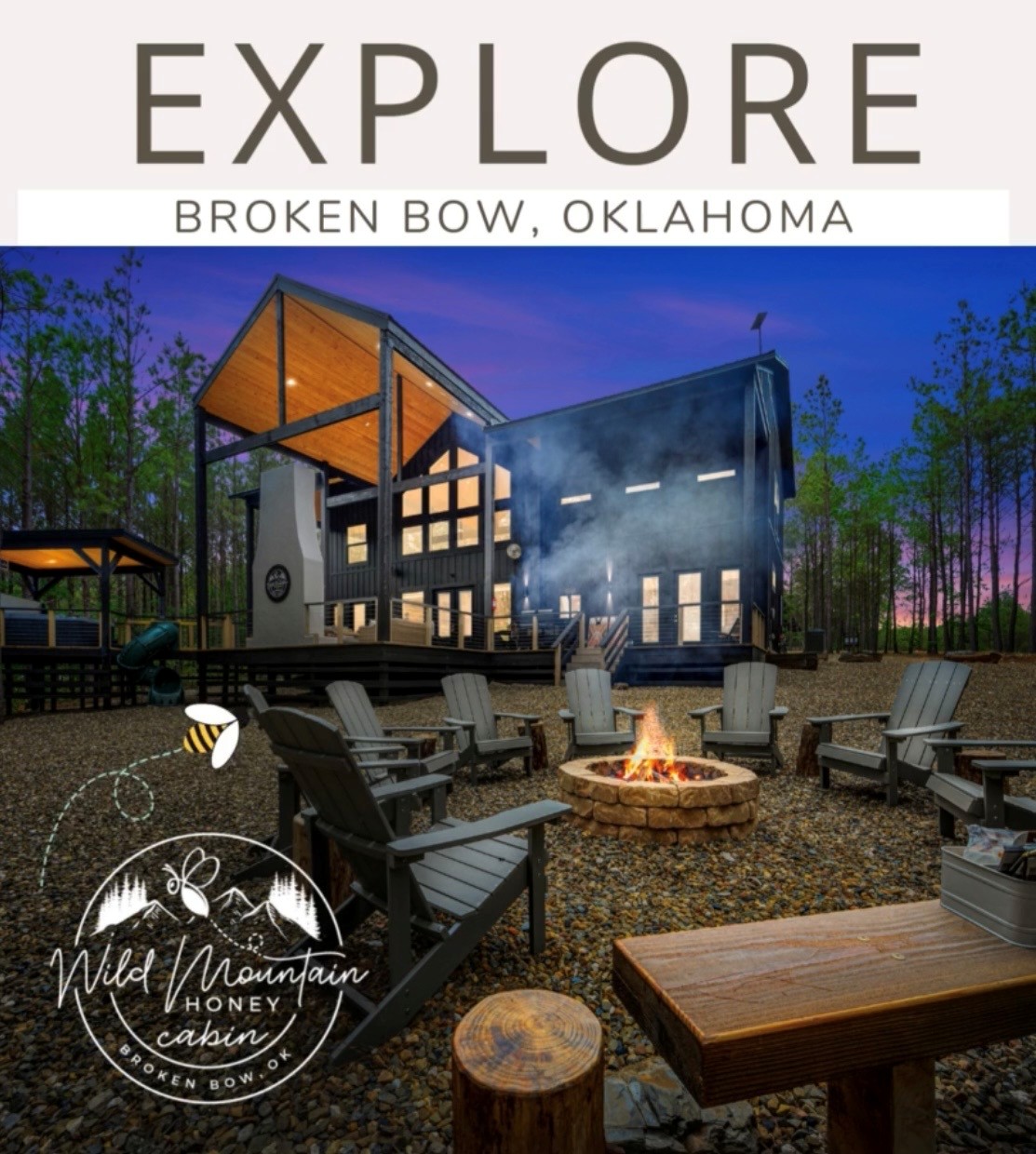 🌄 Experience Serenity at Wild Mountain Honey Luxury Cabin 🏞️